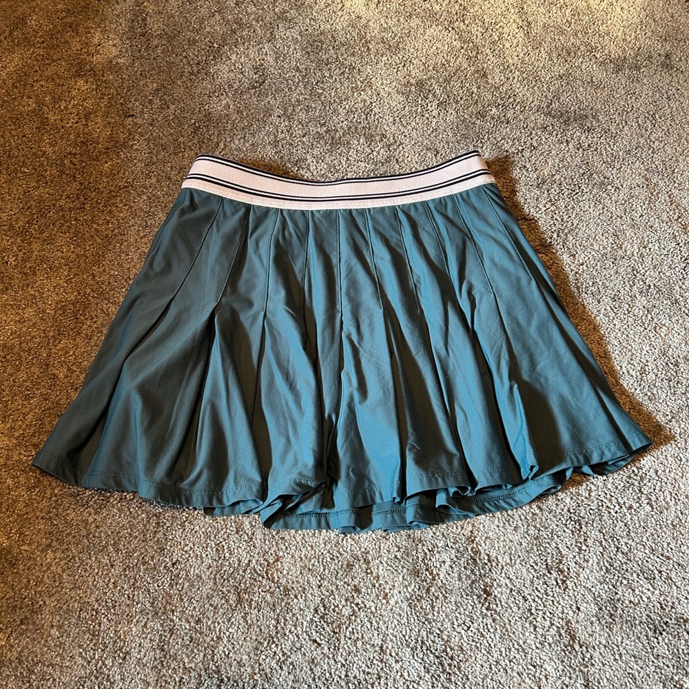 Vineyard Vines Mallard Blue Pleated Performance Skirt